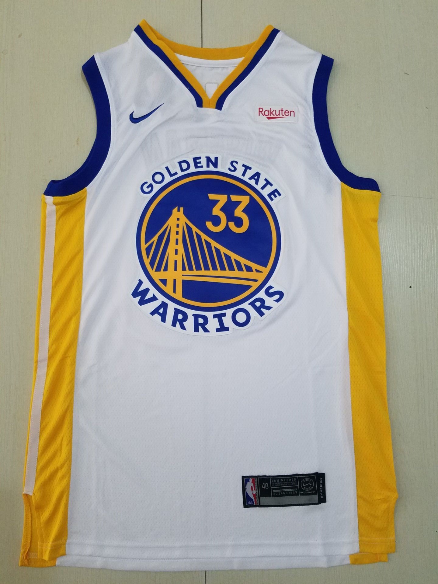 Men Golden State Warriors #33 Wiseman white new Nike NBA Jerseys